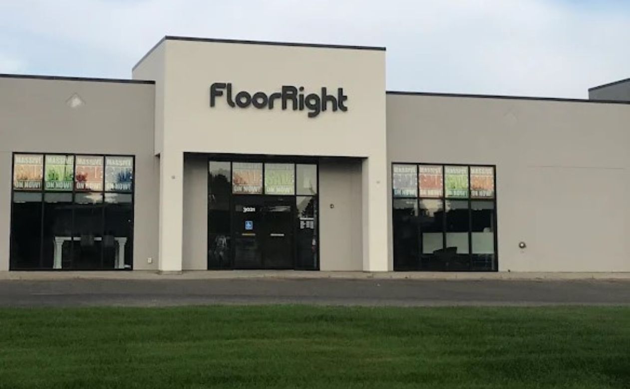 FloorRight showroom exterior in Lethbridge, AB