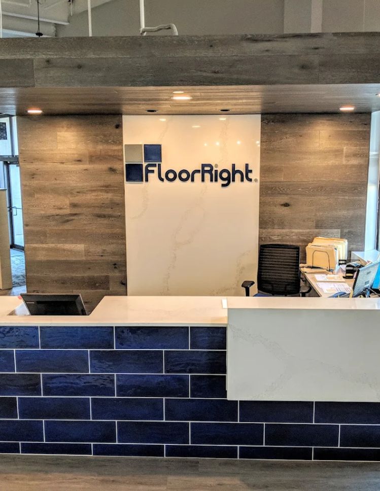 FloorRight Interiors showroom reception
