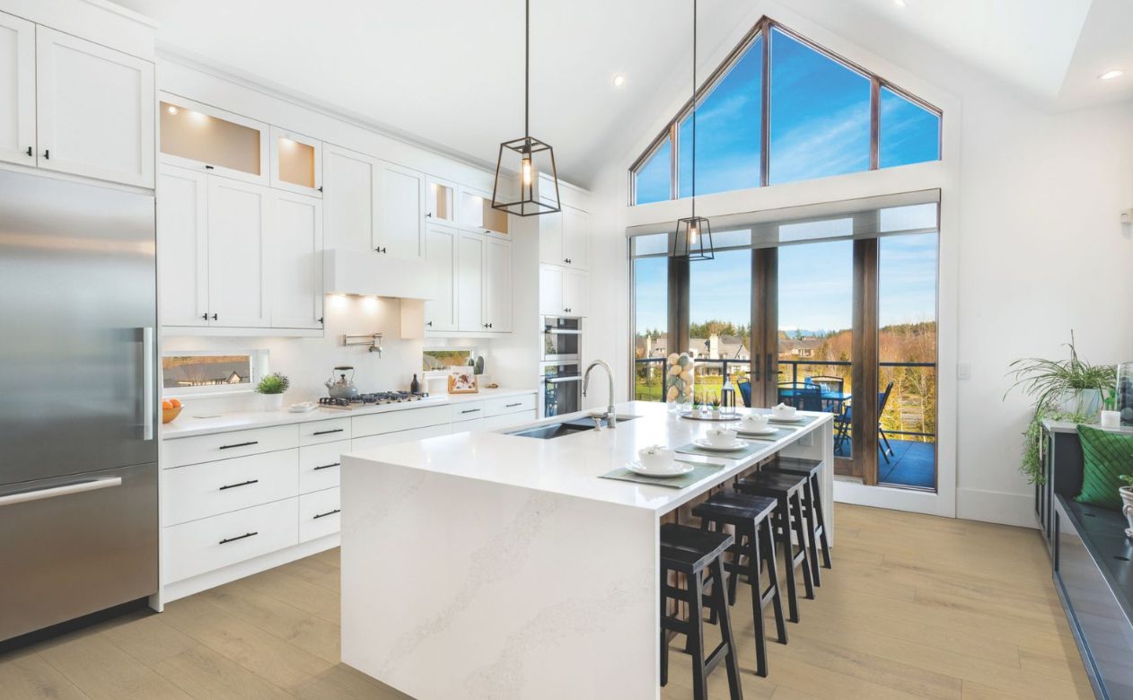 kitchen backsplash tiles in a Lethbridge kitchen
