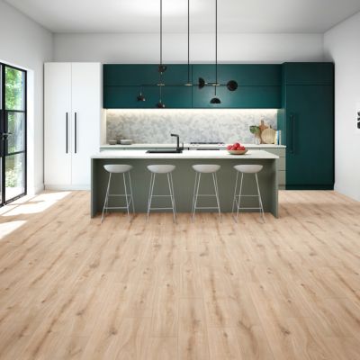 laminate flooring installation in Lethbridge, AB, kitchen